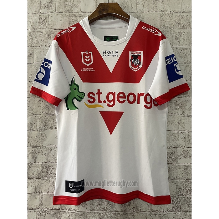 Maglia St. George Illawarra Dragons Rugby 2024 Home